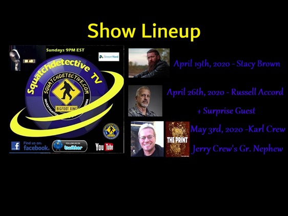 Show Lineup Apr-May
